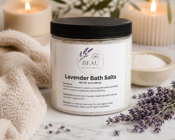 Mineral Bath Salts | Lavender or Eucalyptus Mint