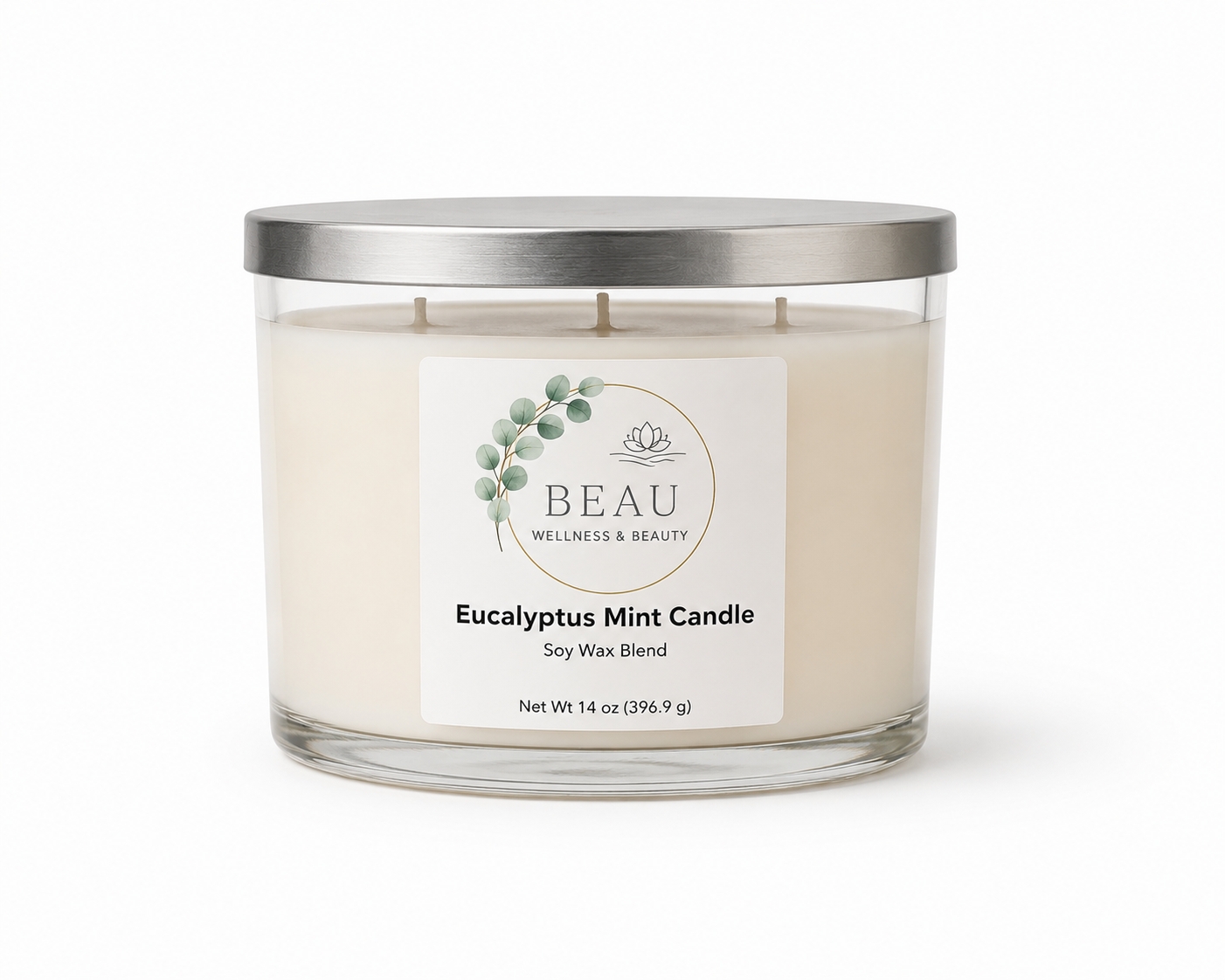 Eucalyptus Mint Soy Blend Candle | 14 oz picture