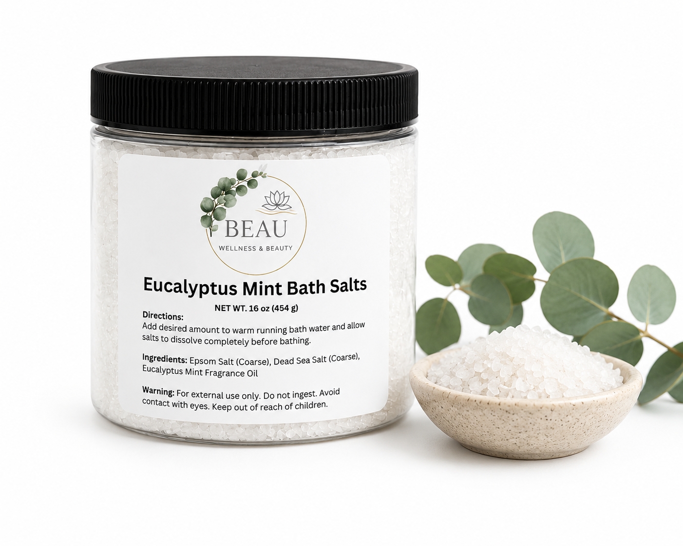 Mineral Bath Salts | Lavender or Eucalyptus Mint picture