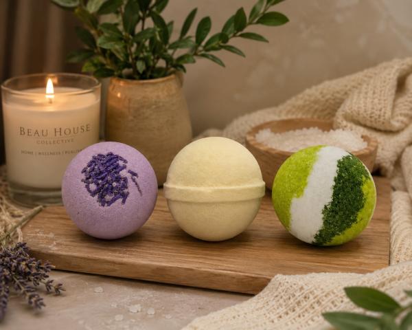 Vegan Bath Bomb Trio