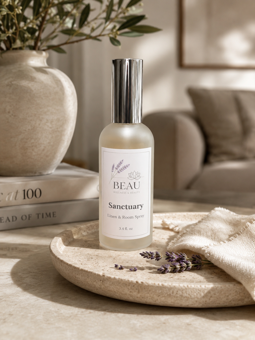 Sanctuary Linen & Room Spray | Lavender, Lemongrass & White Tea picture