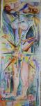 Compass Rose Bouquet 11" x 30" Giclee Print