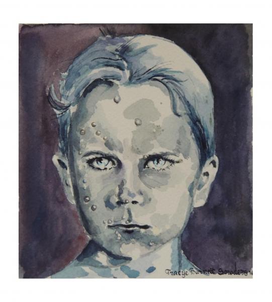 Blue Boy 11" x 11" Giclee Print