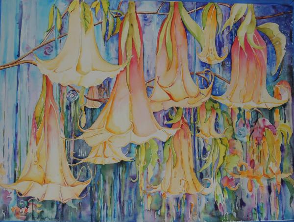 Trumpet Vines Giclee Print