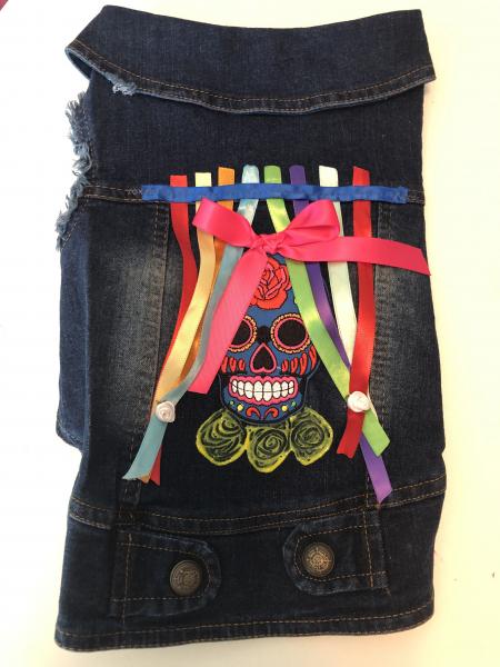 Skull Denim vests picture