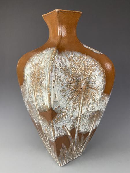 Bottle Vase - Medium, Allium Imprints