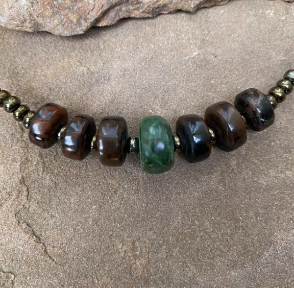 Multi stone necklace picture