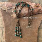 A lariat stone necklace