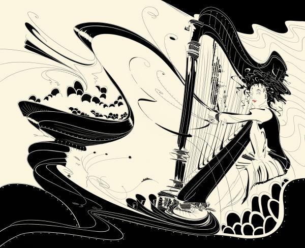 Harpist picture