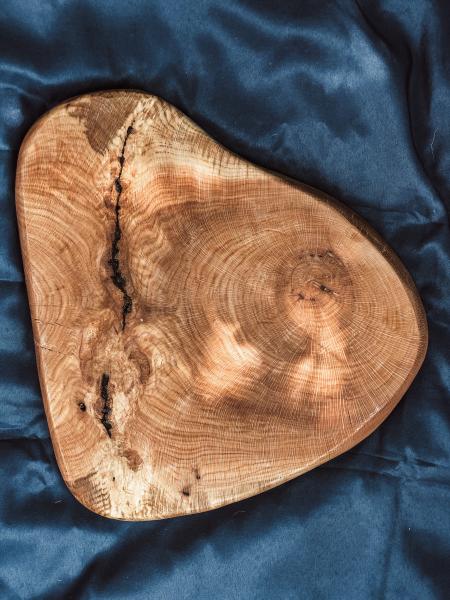 Three Sectioned Oak Platter picture