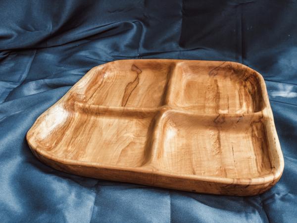 Richland Street Sugar Maple Platter with Four Sections picture
