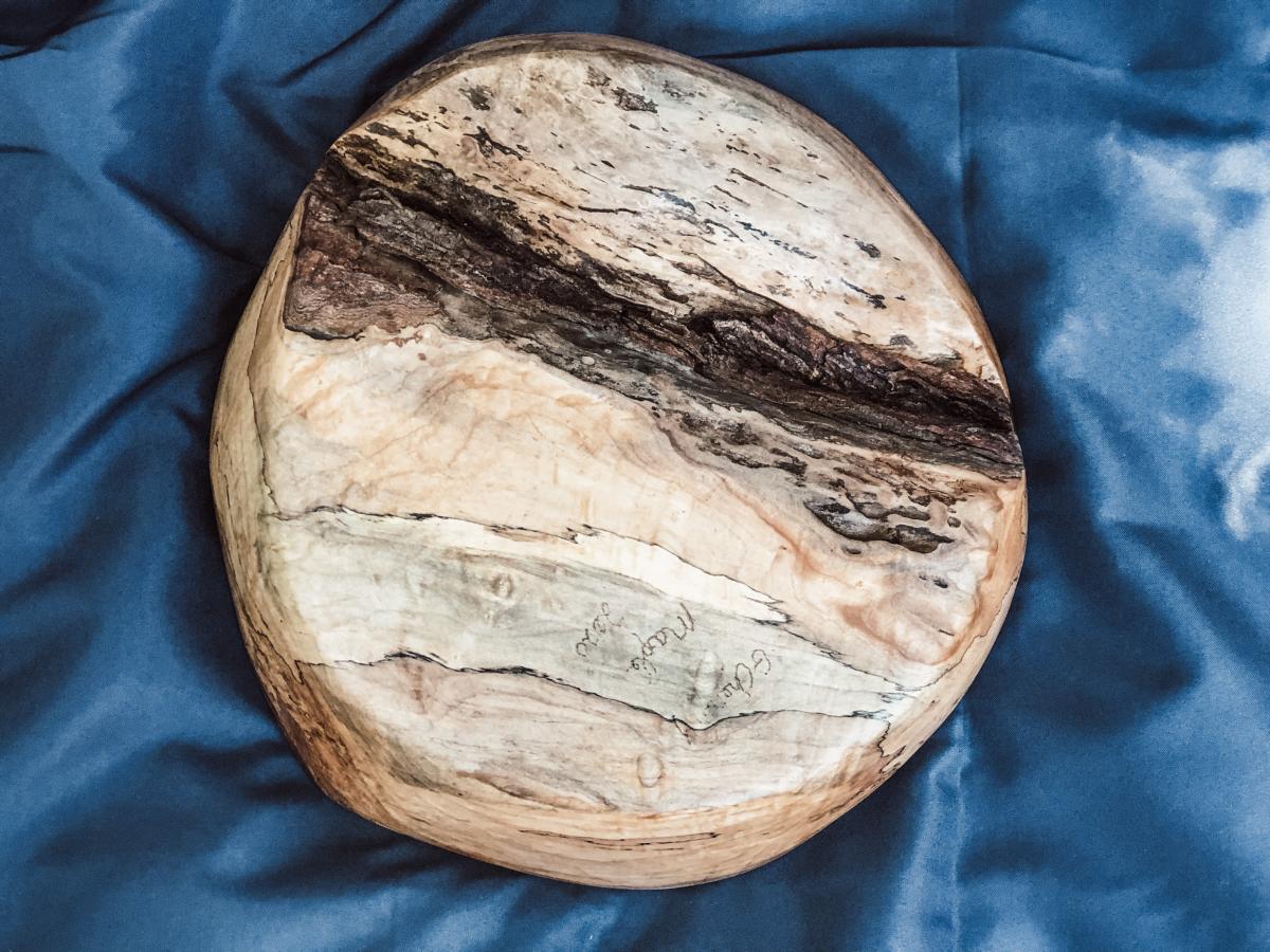 Bark Divided Maple Bowl picture