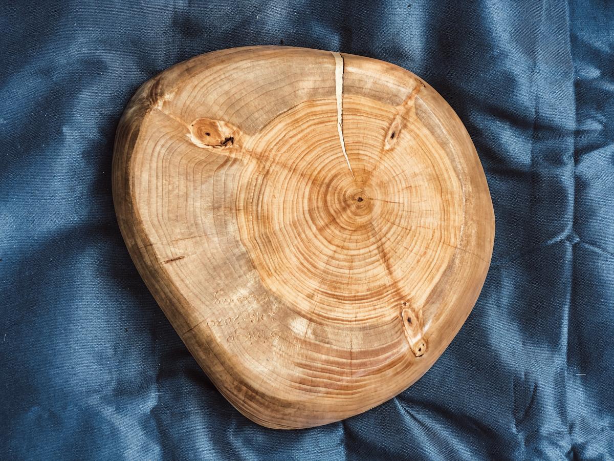 Small Round Gingko Fruit Bowl picture