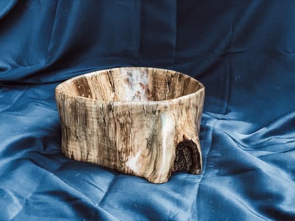 Circular Sugar Maple Fruit Bowl picture