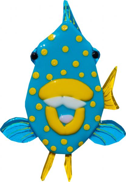 Trigger Fish - Large - Aqua