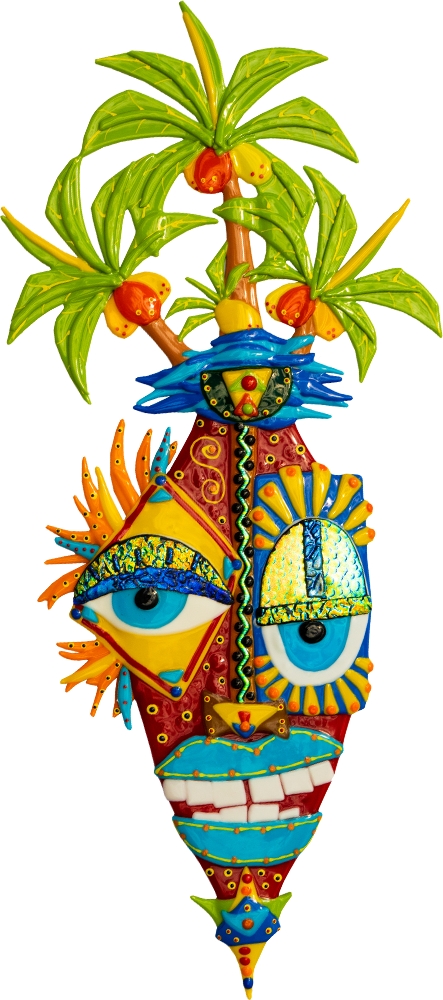 Palm Tree Head Mask