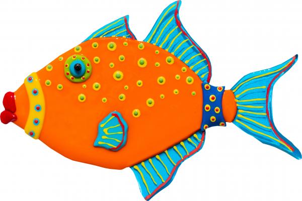 Trigger Fish - Large - Orange picture