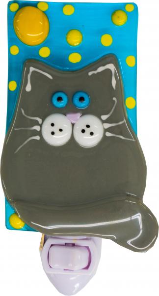 Fat Cat Nightlight- Grey picture