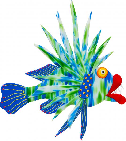 Lion Fish - Large - Blue - Limited Edition