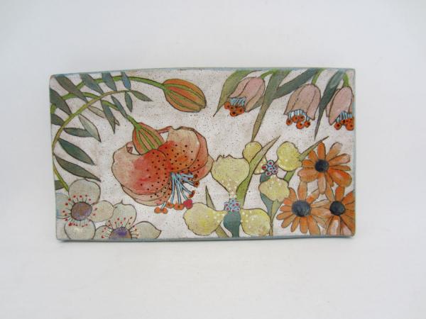 Flowers & Pigment Medium Rectangle Tray