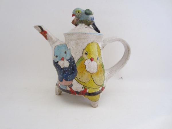 Flowers, Birds, & Berries Teapot