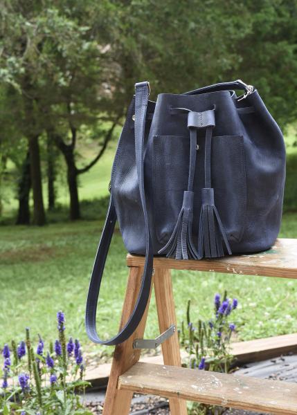 Abbie Leather Bucket Bag picture