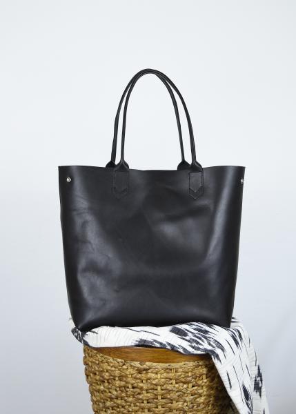 Basic Tote Genuine Leather Tote Bag picture