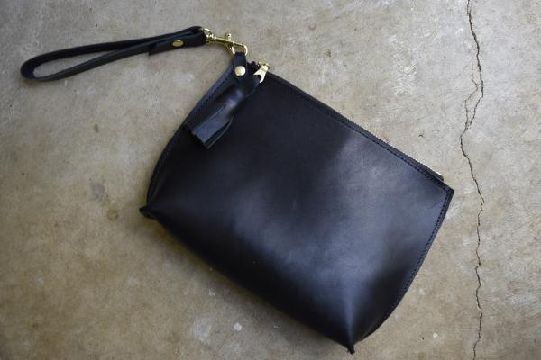 Everyday Leather Wristlet, Leather Clutch picture