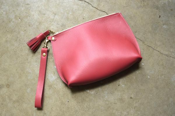 Everyday Leather Wristlet, Leather Clutch picture