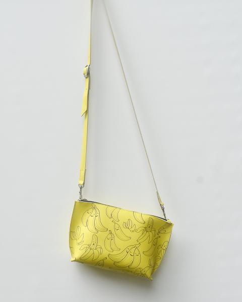 Banana-gram Minimalist Leather Crossbody, picture