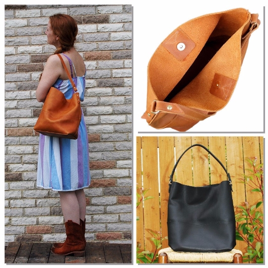 Catalina Leather Hobo Bag picture