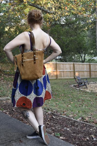 Zelda Suede Tote, Suede Leather Tote Bag picture