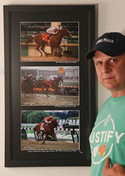 2018 Justify Triple Crown Collector's Frame picture