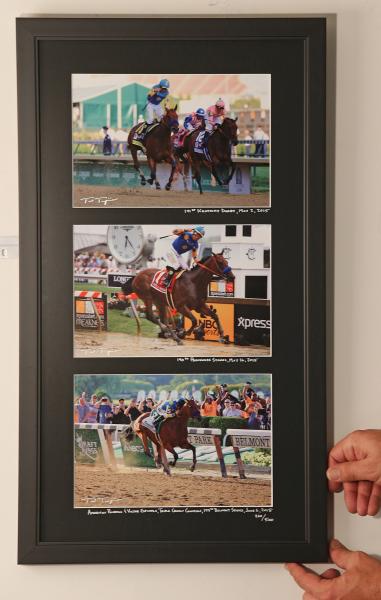 2015 American Pharoah Triple Crown Collector's Frame