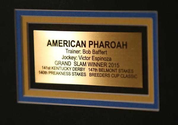 American Pharoah 2015 Grand Slam Collector's Frame picture