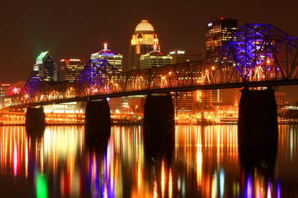 #4086, Night Skyline, Louisville, Kentucky picture