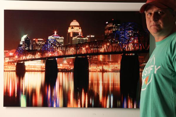 #4086, Night Skyline, Louisville, Kentucky picture