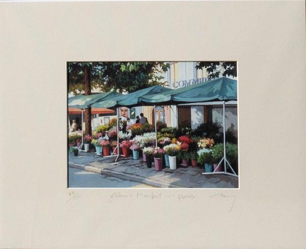 Flower Market in Paris picture