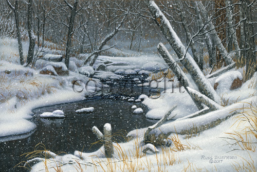 "Let it Snow"  - Giclee Canvas