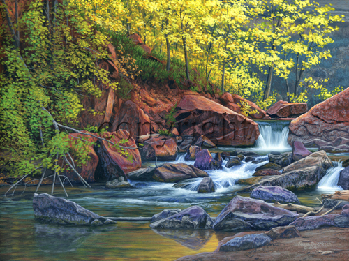 "Living Water"  - Giclee Canvas