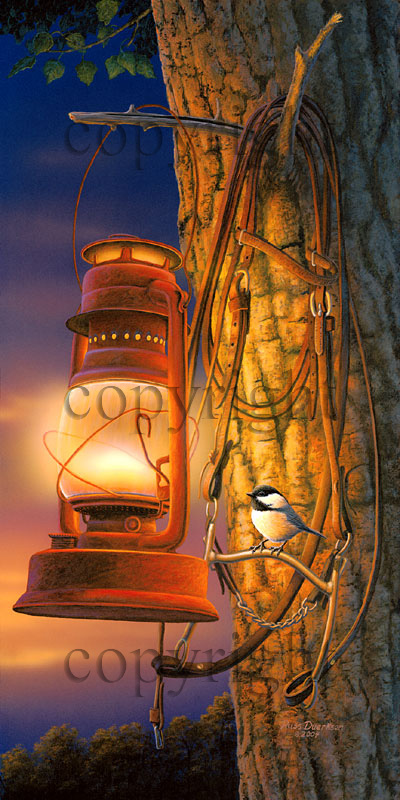 "Lantern Glow"  - Giclee Canvas picture