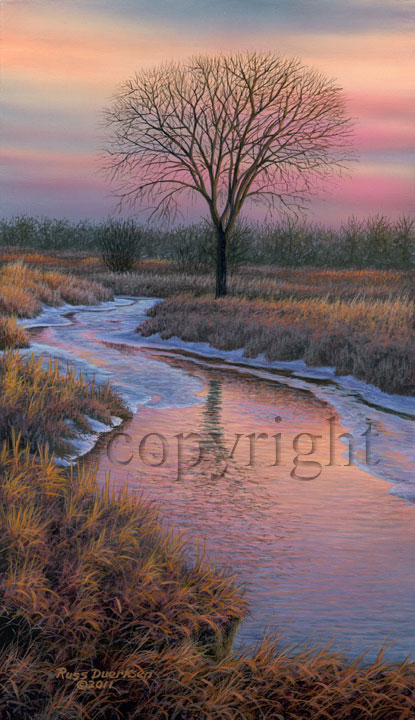 "Sunset Creek"  - Giclee Canvas picture