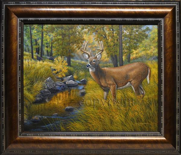 "Creekside Retreat" - original acrylic painting
