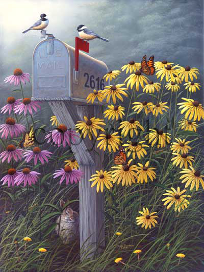 "Summer Abundance" - Giclee Canvas picture