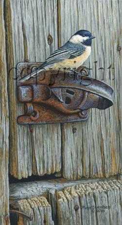 "Rusty Perch" - Giclee Canvas picture