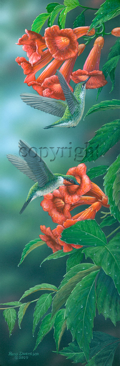 "Trumpet Song" - Giclee Canvas picture