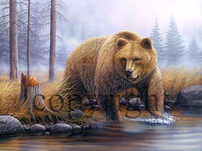 On The Hunt - Giclee Canvas picture