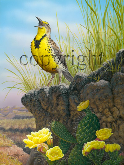 "Prairie Song" - Giclee Canvas picture