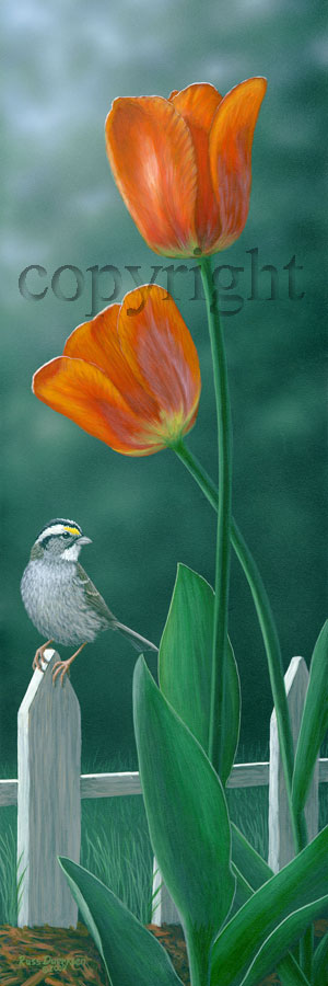 "Early Bloomers" - Giclee Canvas picture