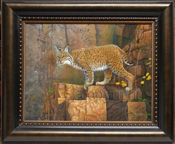 "On The Prowl" - original acrylic painting picture